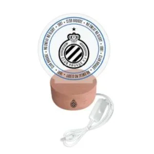 Club Brugge logo led lamp