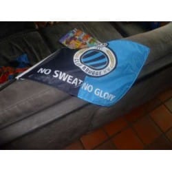 Club brugge vlag op een stok