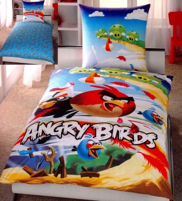Angry birds dekbedovertrek 1 pers