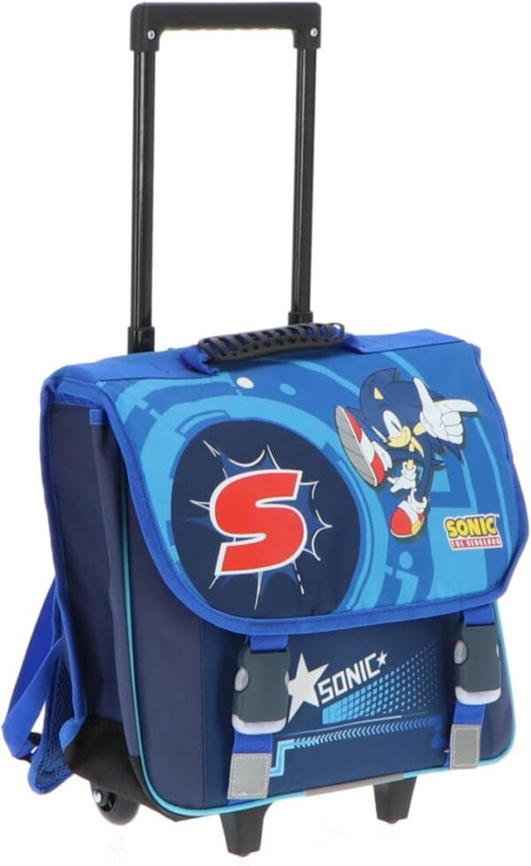 Sonic trolley boekentas ref23ason203roc 35x41cm