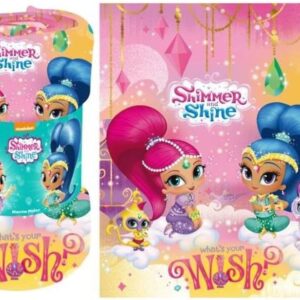 Shimmer en shine fleece deken 100x150cm