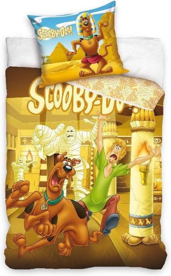 Scooby-dooi dekbedovertrek 140x200cm katoen