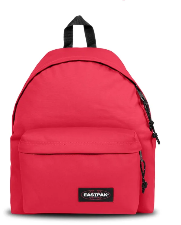 eastpack rugzak rood 1 groot vak en voorzakje 43x31x16cm