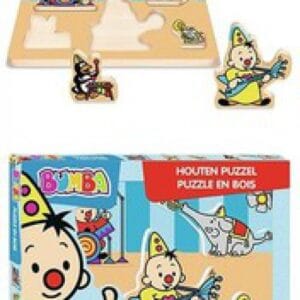 Bumba houten inlegpuzzel 5 stukjes