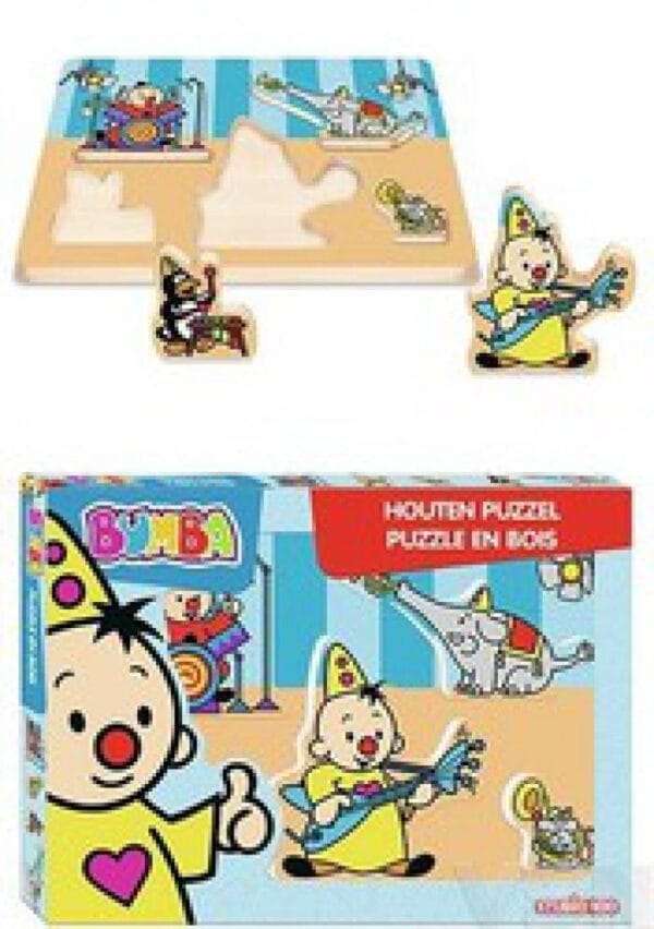 Bumba houten inlegpuzzel 5 stukjes