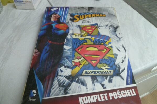 Superman dekbedovertrek 1pers 140x00cm katoen