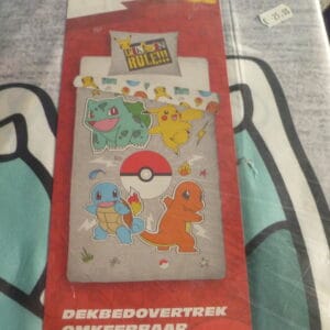 Pokemon dekbedovertrek 135x200cm polyester