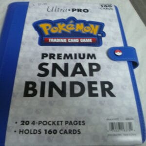 Pokemon snap binder blauw 20-4-pocket 160 cards
