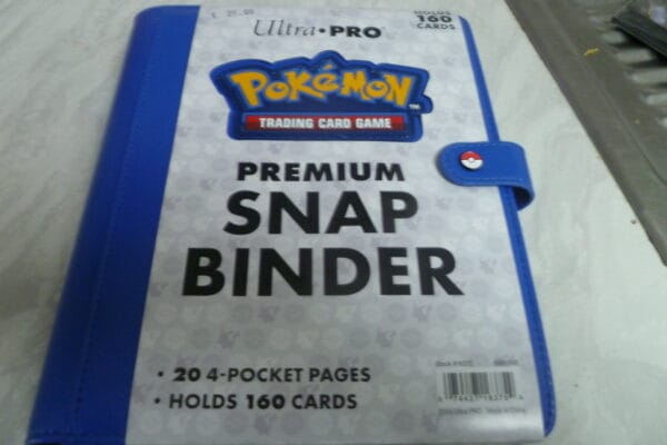 Pokemon snap binder blauw 20-4-pocket 160 cards