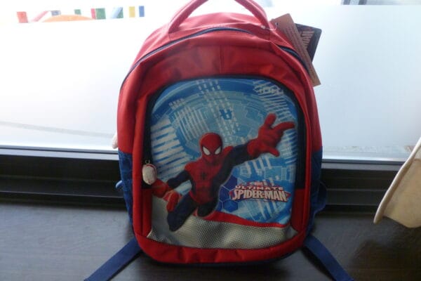 Spiderman rugzak nr SM/200119 39X31X12CM 2 vakken