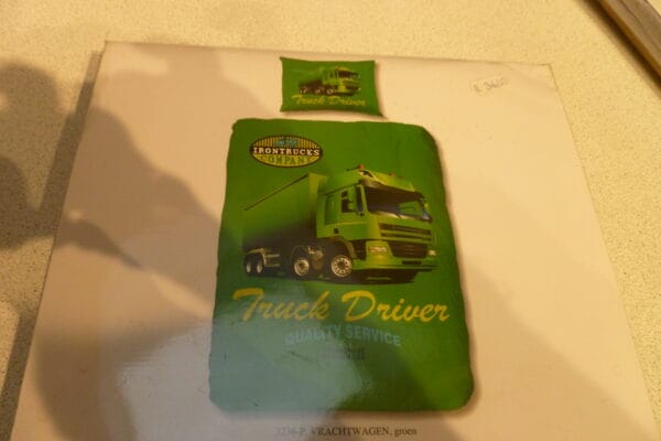 Trucker driver dekbedovertrek 140x200cm katoen