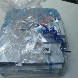 Camille cadeauset in folie ringmap box elastische map stylo 2 boekjes