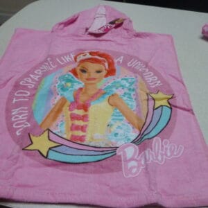Barbie poncho 50x115cm