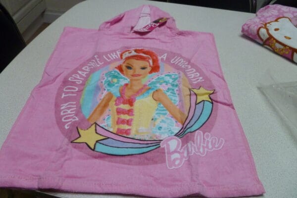Barbie poncho 50x115cm