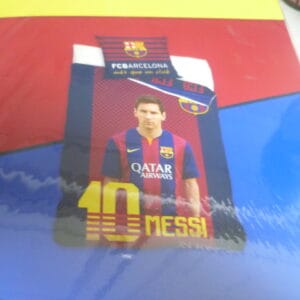 Barcelona dekbedovertrek 1 pers met messi 140x200cm katoen