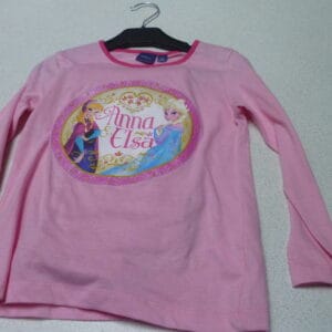 Frozen pyjama roos katoen met lange broek 5jaar