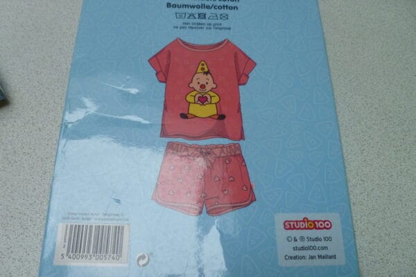 Bumba pyjama korte broek oranje