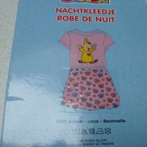 Bumba nachtkleedje roos
