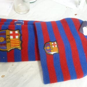 Barcelona sjaal en muts kind