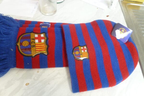 Barcelona sjaal en muts kind