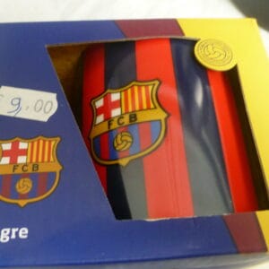 Barcelona moka tas met strepen