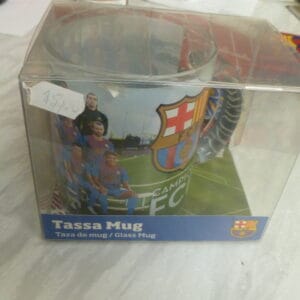 Barcelona moka tas met spelers erop
