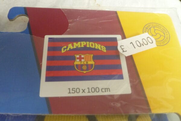 Barcelona vlag campions 150x100cm
