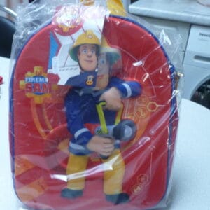 Sam de brandweer man rugzak 5587 red 33x26cm