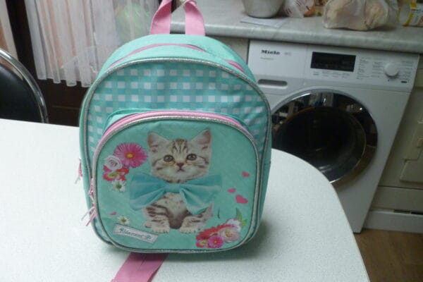 Poes rugzak 030-6902 green 30x25cm