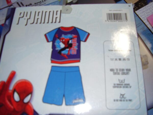 Spiderman pyjama korte broek