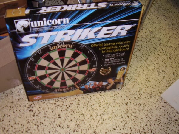 Dartsblok unicorn sticker