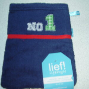 Lief washandje blauw