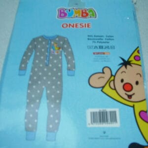 Bumba oneise grijs met blauw