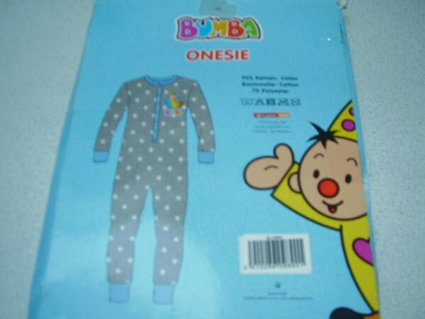 Bumba oneise grijs met blauw
