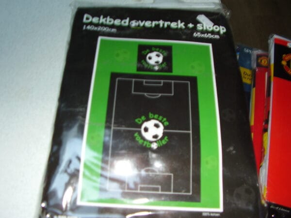 De beste voetballer dekbedovertrek 140x200cm katoen