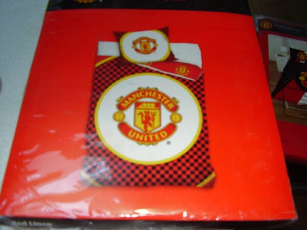 Manchester united dekbedovertrek 1per 140x200cm katoen