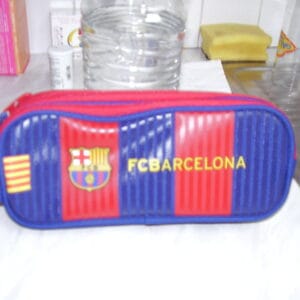 Barcelona pennezak ref 811525513 2 ritsen met brede strepen 22x9x5cm