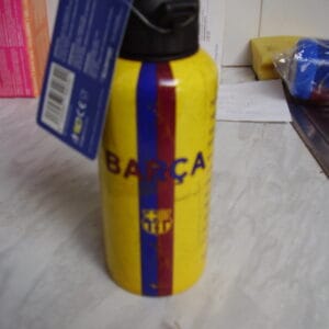 Barcelona aluminium drinkfles geel