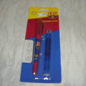 Barcelona erasable pen met 2 vullingen