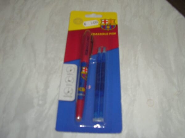 Barcelona erasable pen met 2 vullingen
