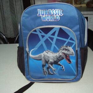 Jurassic wordl rugzak CR20602114 42X33X14CM 1 groot vak en kleine vak