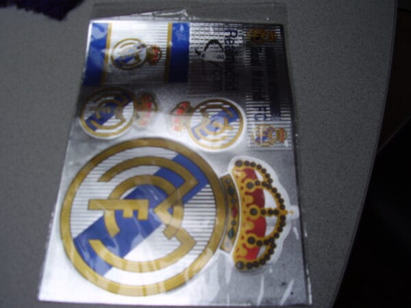 Real Madrid stickerblad