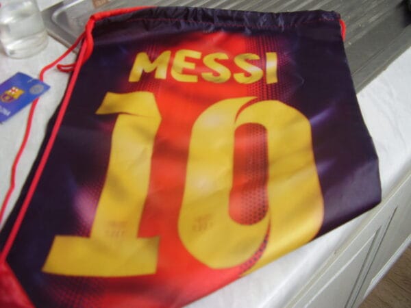 Barcelona zwemzak messi 41x31cm