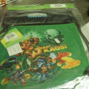 Skylander groen 41x30cm met een voorzakje