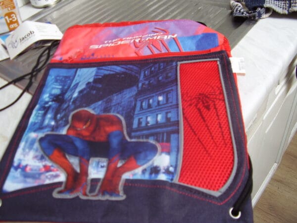 Spiderman zwemzak 40x13cm met een voorzakje