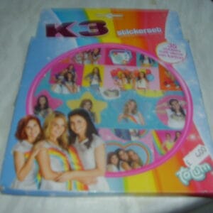 K3 stickerset 35 stickers met decor