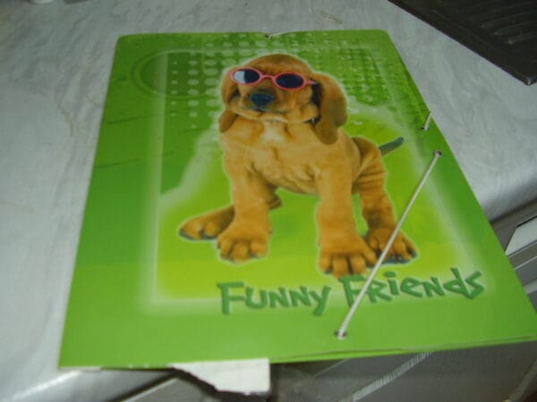 Hond elastische map A4