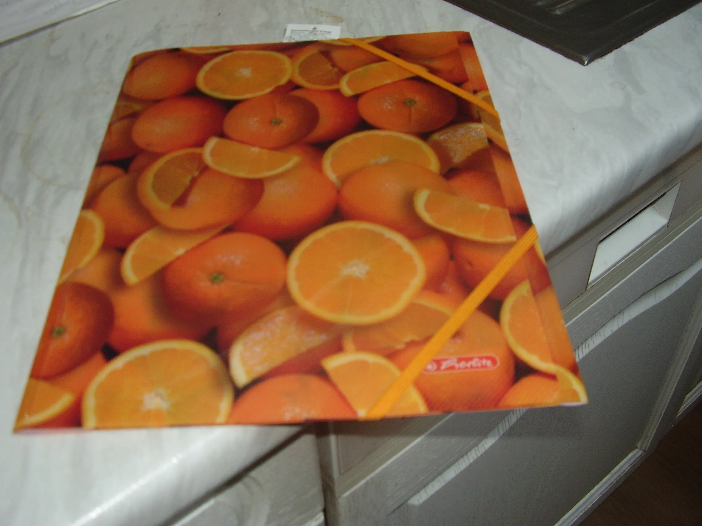 Sinaapappel elastische map A4