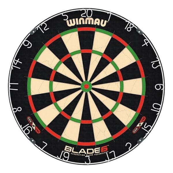 Darts dartsblok 6 winnau
