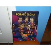 Barcelona elastische map met spelers